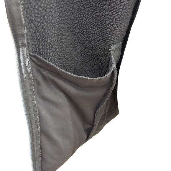 Mens Full-Zip Grey George Fleece Jacket Chest & Side Zipper Pockets SizeL(42-44) - Picture 8 of 13